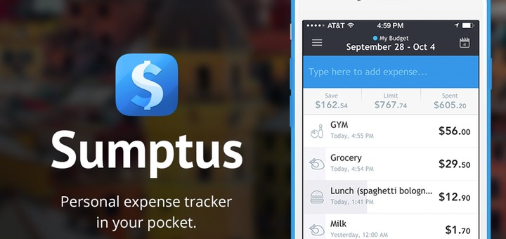 Sumptus app