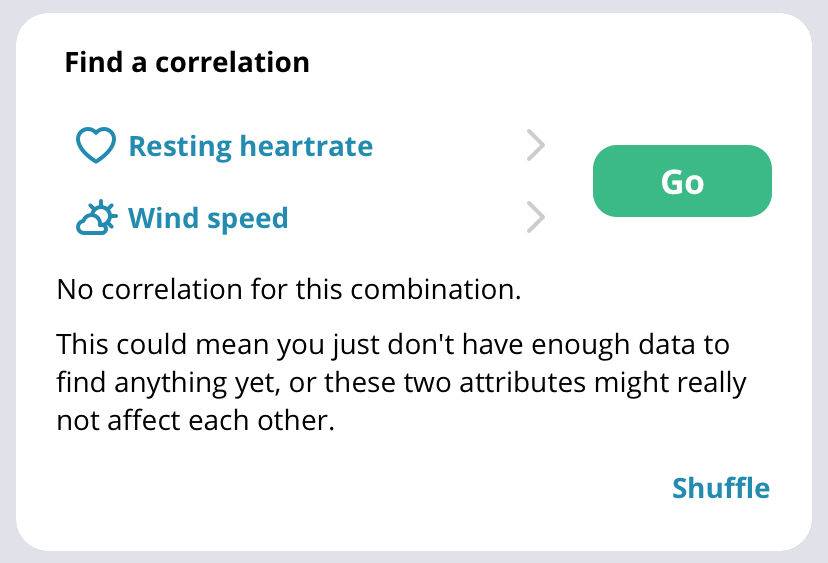 Exist correlation picker