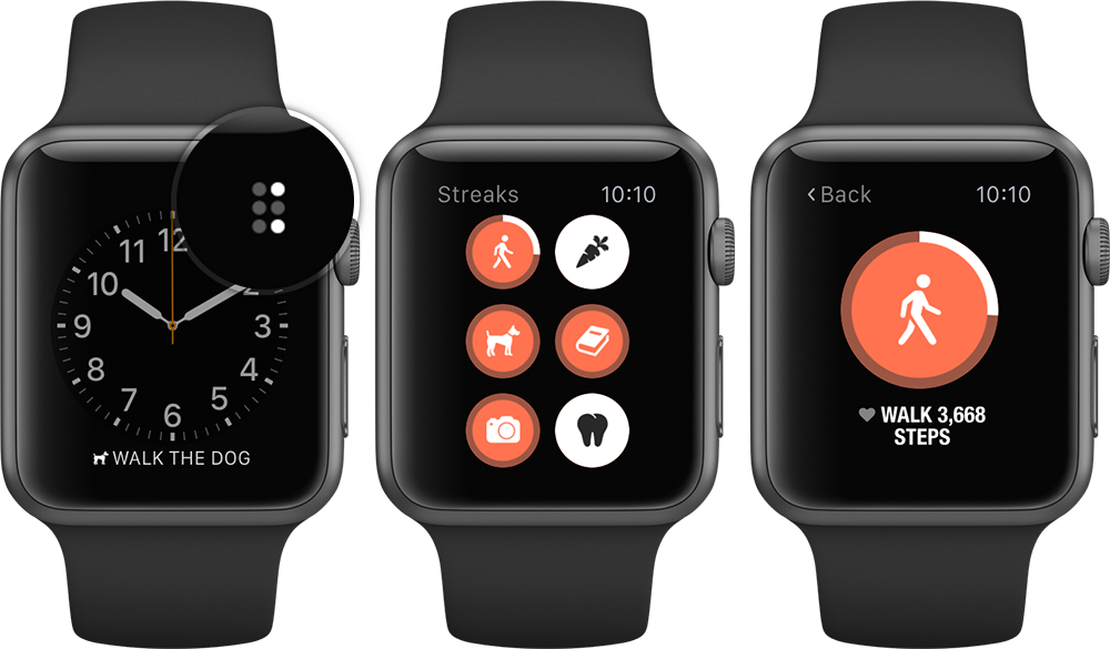 Streaks Apple Watch app